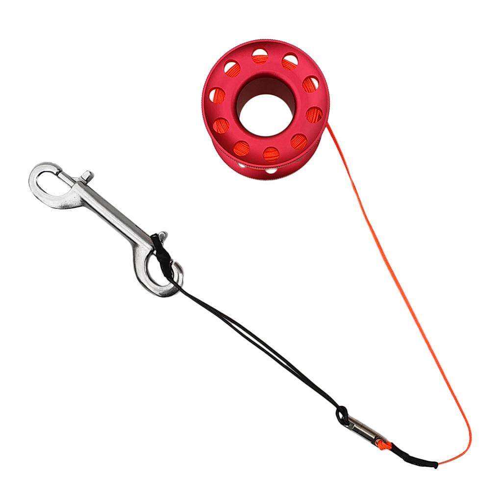 SMB Surface Marker Buoy + Dive Reel Finger Spool - Great for Scuba Diving &  Snorkeling - High Visible & Heavy Duty - Choice of Color