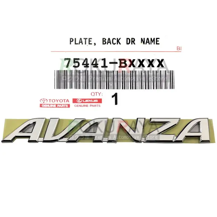 Toyota Avanza Avanza Mark Original Umw Toyota Motor Genuine
