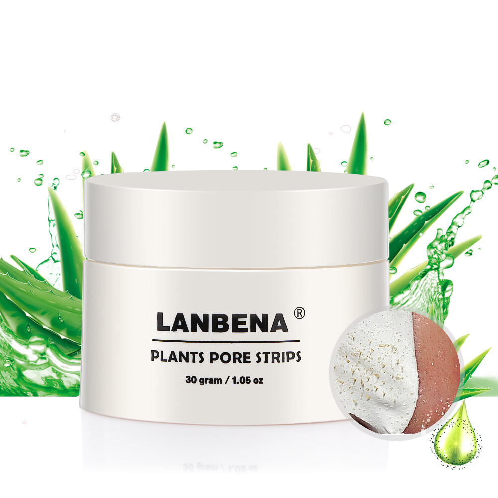LANBENA Blackhead Remover Nose Mask Pore Strip Black Mask Peeling Acne Treatment Black Deep Cleansing Skin Care