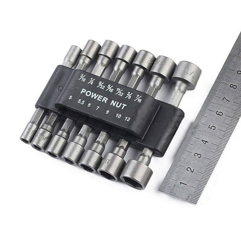 [KIPRUN 14Pcs 5-12mm Hexagon Nut Driver Drill Bit Socket Screwdriver Wrench Set Drill Bit Adapter  1/4" Hex Shank Power Tools  for Electric Screwdriver Handle Tools,[Ready stock] KIPRUN 14Pcs 5-12mm Hexagon Nut Driver Drill Bit Socket Screwdriver Wrench Set Drill Bit Adapter  1/4" Hex Shank Power Tools  for Electric Screwdriver Handle Tools,KIPRUN 14Pcs 5-12mm Hexagon Nut Driver Drill Bit Socket Screwdriver Wrench Set Drill Bit Adapter  1/4" Hex Shank Power Tools  for Electric Screwdriver Handle Tools,]