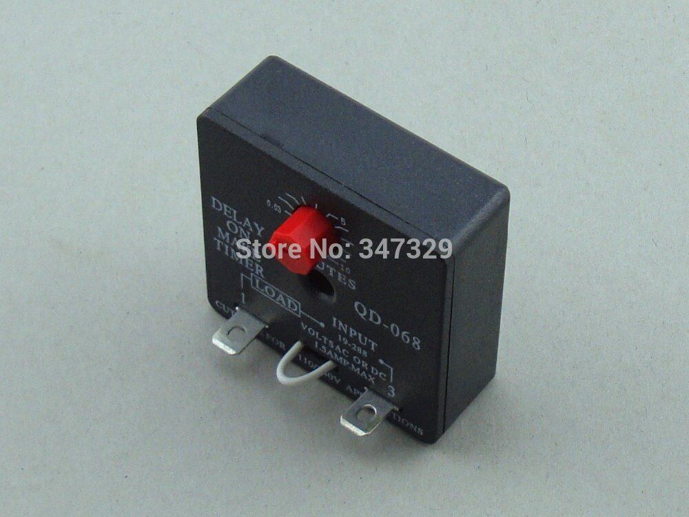 Time Delay Relay Qd-068 Delay On Make Timer With 0.03~10minutes Adjustable Delay  Universal 19~288vac Fits Adm-2  Td69  Icm102