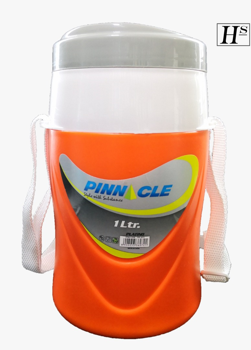 PINNACLE PLATINO Insulated Cooler Jug 1 litre with Handle, Keeps Water