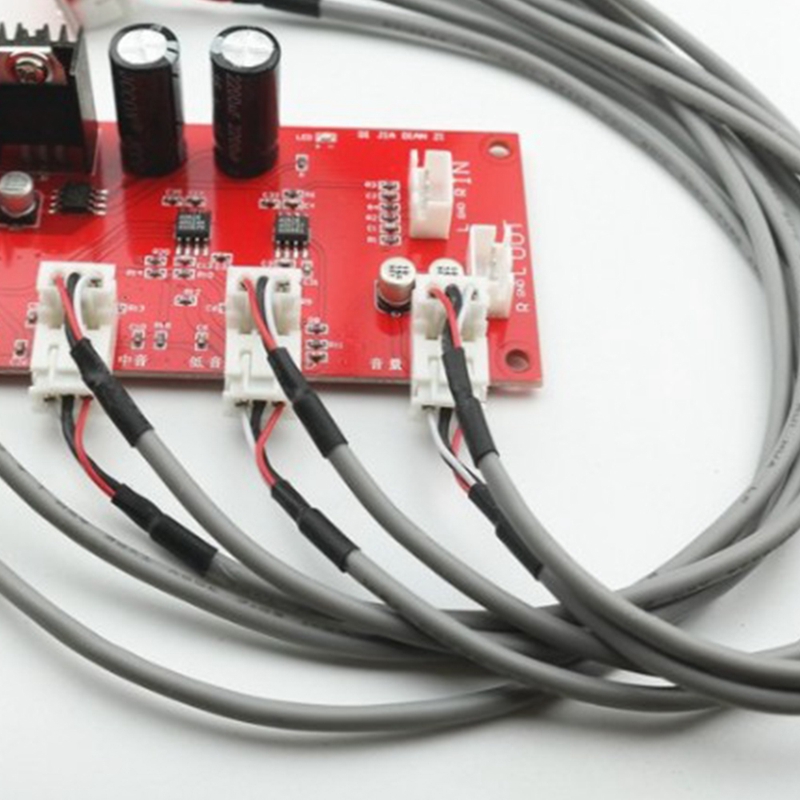 AD828 Stereo Preamp Amplifier Board Treble Middle Bass Volume Tone ...