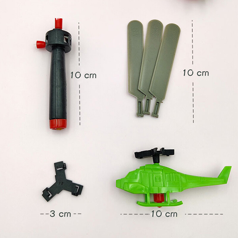 bluesea Pull Line Helicopter Fly Drawstring Small Plane Outdoor Game Toy Educational Toy