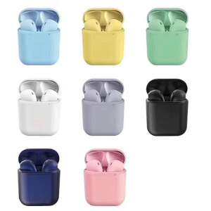 ใหม่สีฟ้ากล่อง i11 TWS บลูทูธ 5.0 หูฟังไร้สาย MINI ชนิดใส่ในหู Air หูฟังพร้อมไมโครโฟน TOUCH Control กล่องชาร์จสำหรับ iPhone และ Android โทรศัพท์
