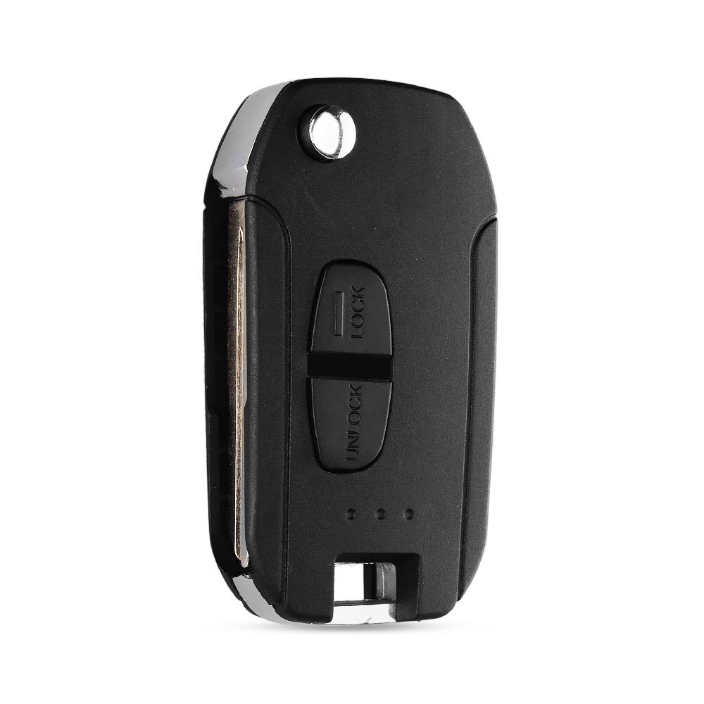 Modified 2 Button Car Remote Key Shell Case For Mitsubishi Outlander Lancer Evolution Grandis Folding Flip Blank Key Case