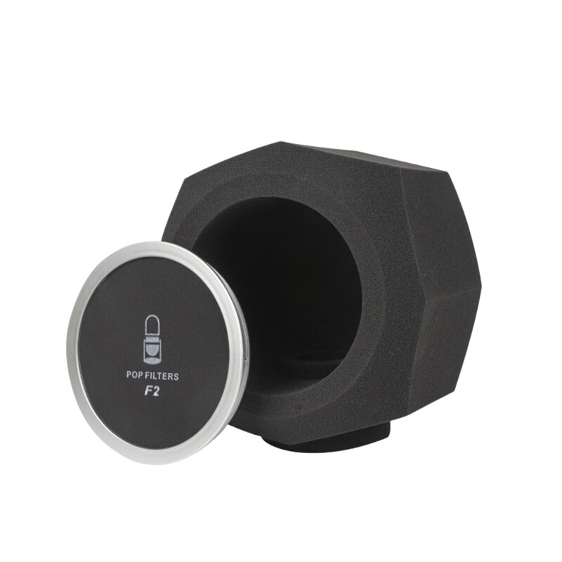 High Quality for Pop Filter Foam Pro Microphone Custom Studio Mic Shield Portable Vocal Booth Recording Wind Screen