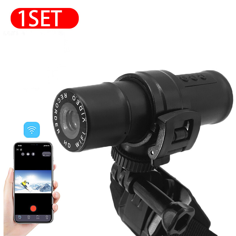  Motorcycle Camera DVR Camcorder Full HD 1080P Wifi Waterproof Bicycle Motorcycle Helmet Sport Dash Cam Car Video Recorder 