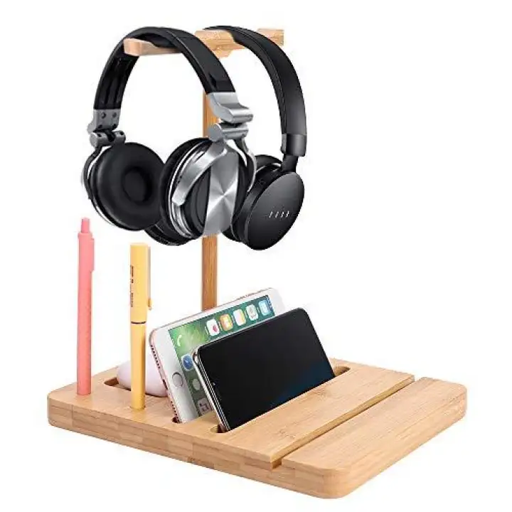 headset and phone stand