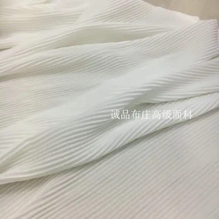 pleated chiffon fabric