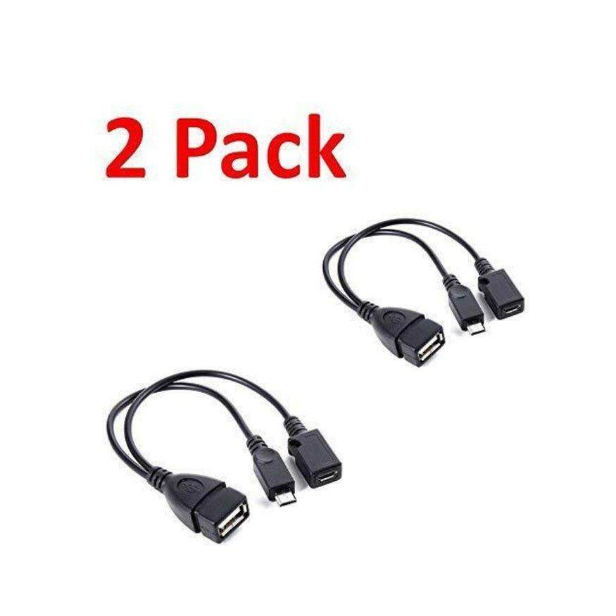 Top ข้อเสนอ 2 Pack Usb พอร์ตตัวแปลงขั้วต่อสายเคเบิล Otg สำหรับ Fire Tv 3 หรือ 2nd Gen Fire Stick By Legendseller