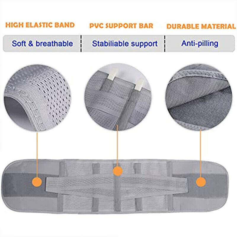 Lower Back Support Waist Brace Lumbar Belt Spine Pain Relief Double Pull Strap