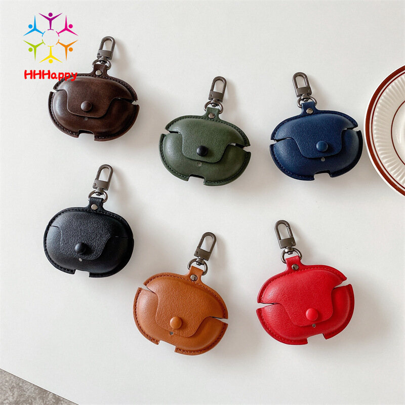 Bluetooth-compatible Headset  Case  Protective  Shell Simple Business Leather Case For Beats Studio Buds