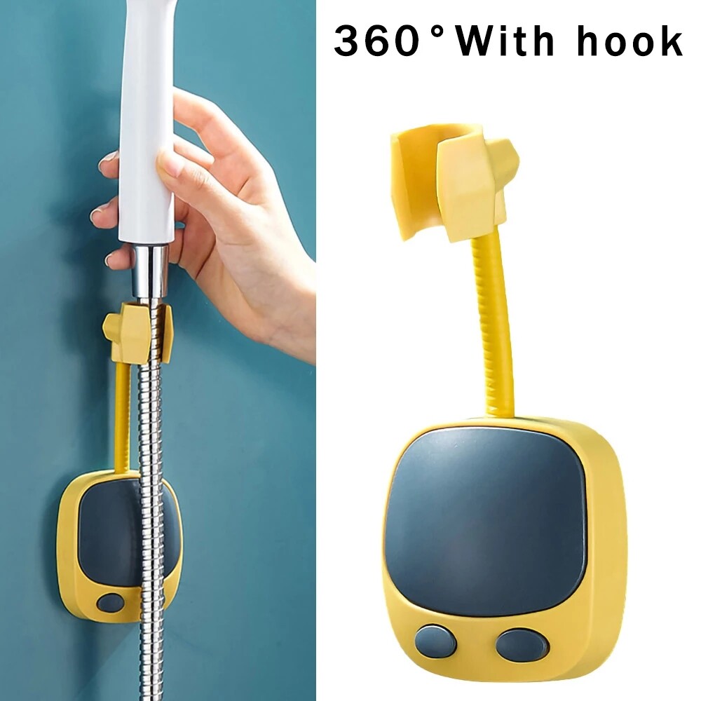 Dream Hunter Xoay 360 ° Có Thể Điều Chỉnh, Cốc Hút Đa Năng Người Giữ Vòi Hoa Sen, Giá Đỡ Vòi Hoa Sen Không Khoan Đế Cố Định Abs