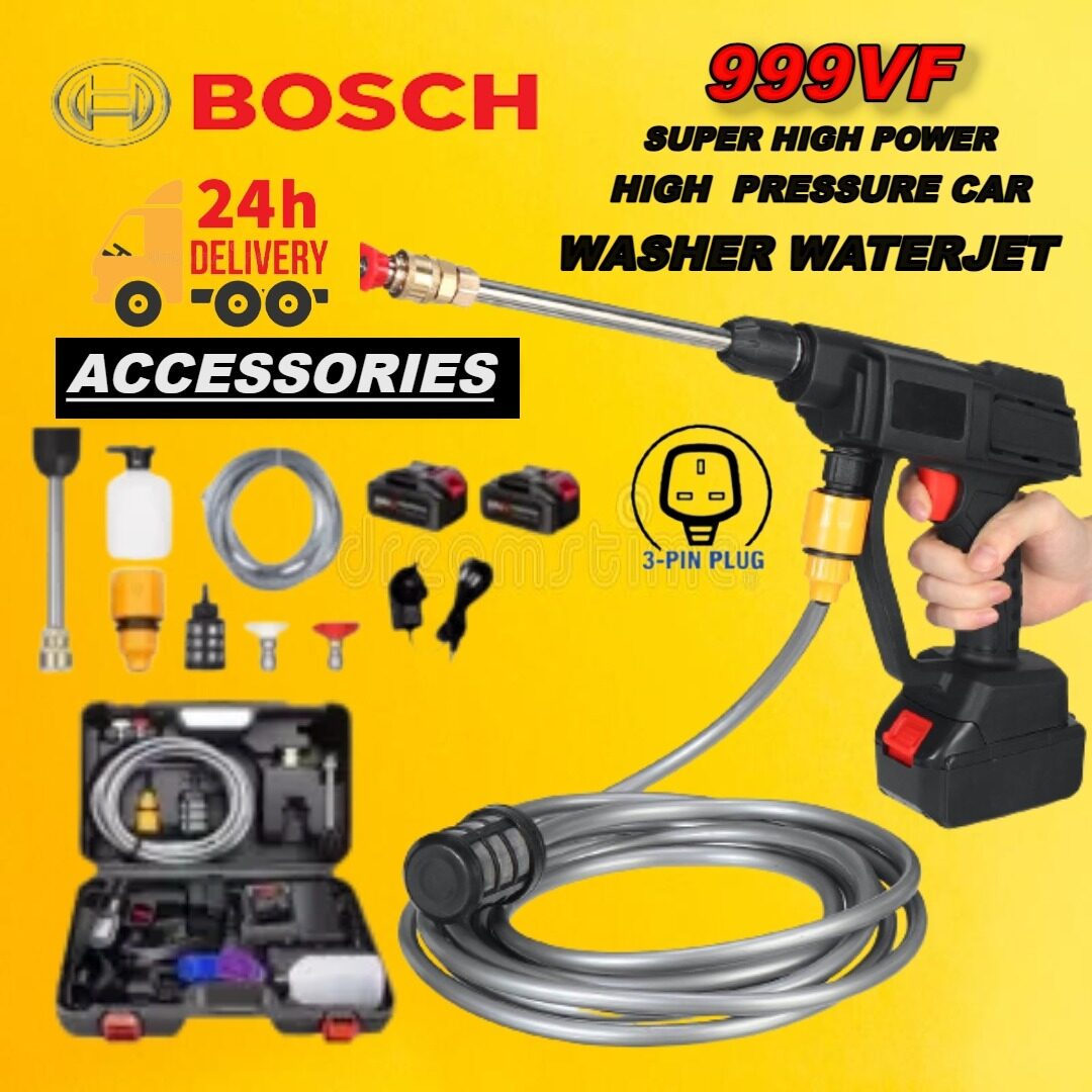 Bosch EXCLUSIVE 999VF Portable Water Jet Gun Wireless Car Washer
