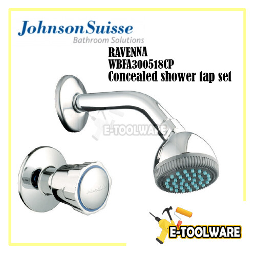 Johnson Suisse Ravenna Concealed Shower Tap Set WBFA300518CP Lazada