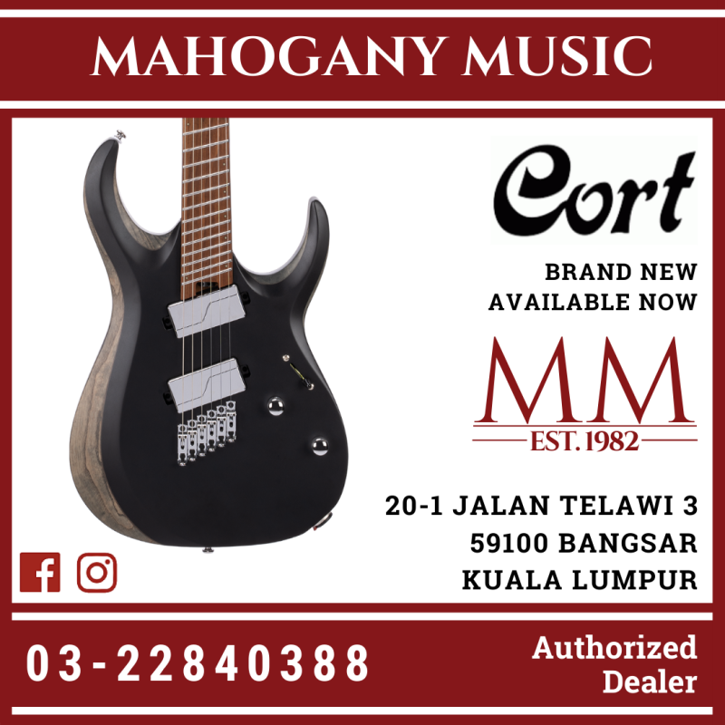 Cort X700 Mutility Black Satin Finish Electric Guitar Malaysia