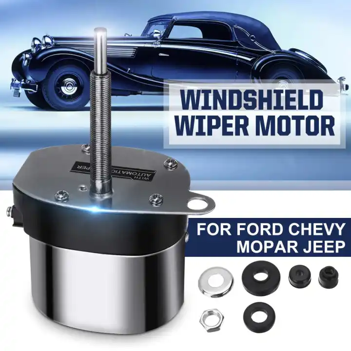 Universal Car Street Hot Rod 12v Windshield Wiper Washer Pump Motor Durable For Ford Chevy For Jeep Car Accessories Lazada Singapore