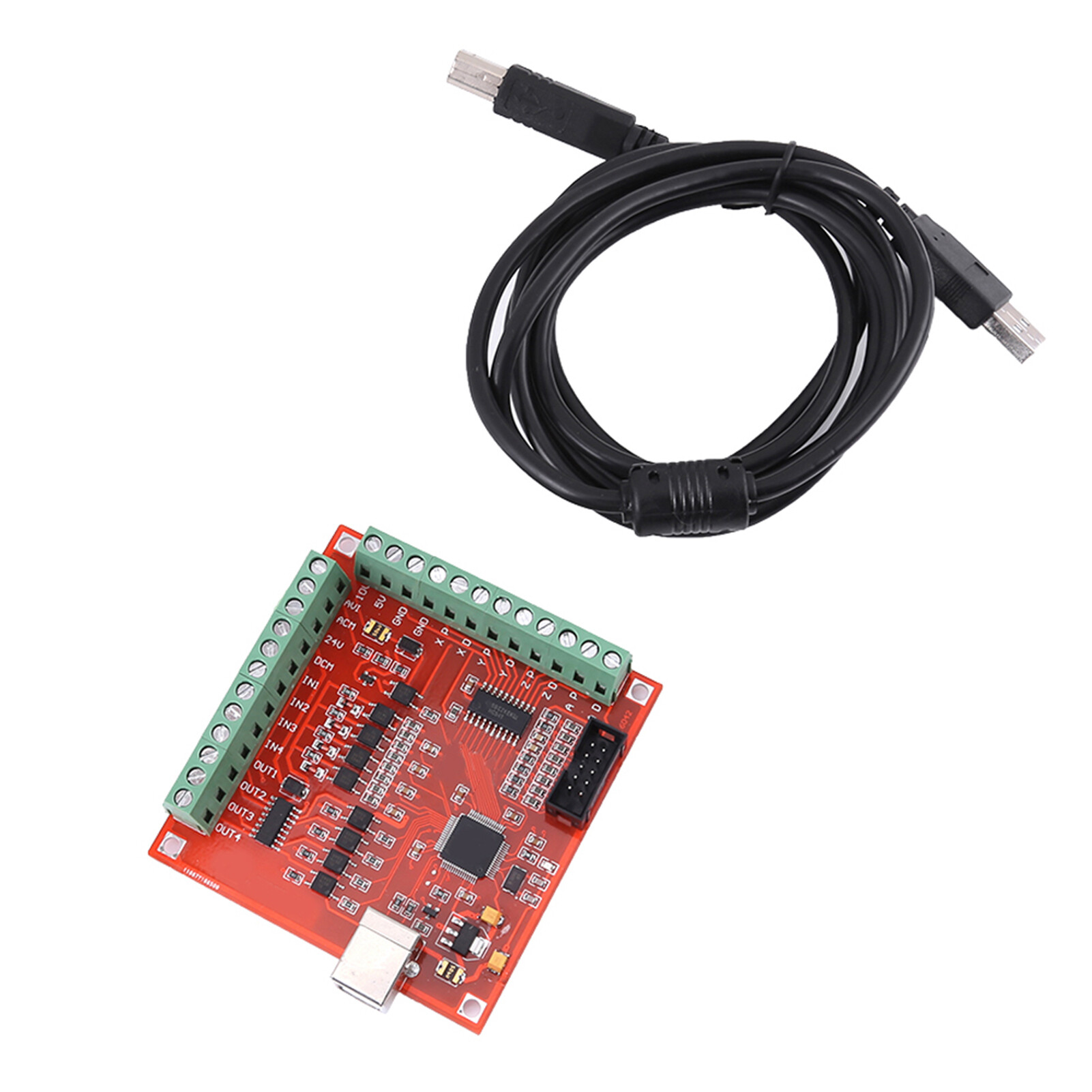 Micro Stepping Motion Control Card USB MACH3 100Khz reakout Board Adapter Controller MACH3 Motion Controller for Automatic Probe Tool for CNC Engraving