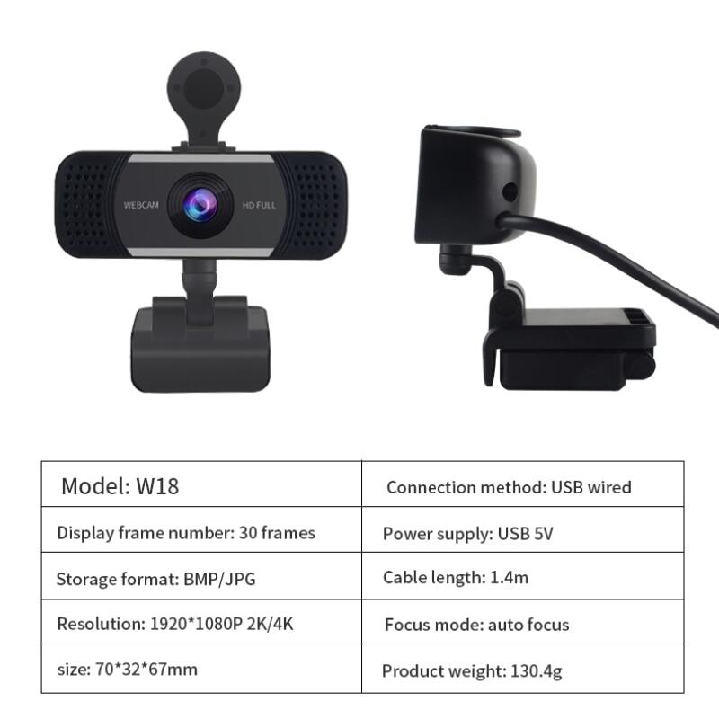 Webcam 4k Full Hd 1080p Web Camera Autofocus With Microphone Usb Web Cam For Pc Computer Mac Lap Desk Youtube Webcamera