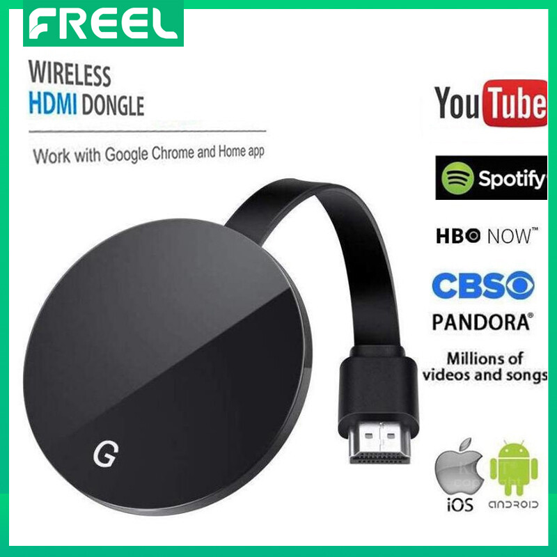 Wireless hdmi dongle stick 2.4g 5g 1080p wifi g7s display receiver anycast miracast for ios android laptop