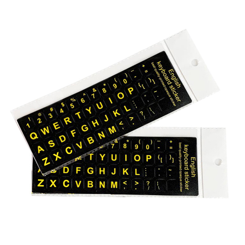 Graceful English letters keyboard Stickers Cover Computer Standard
