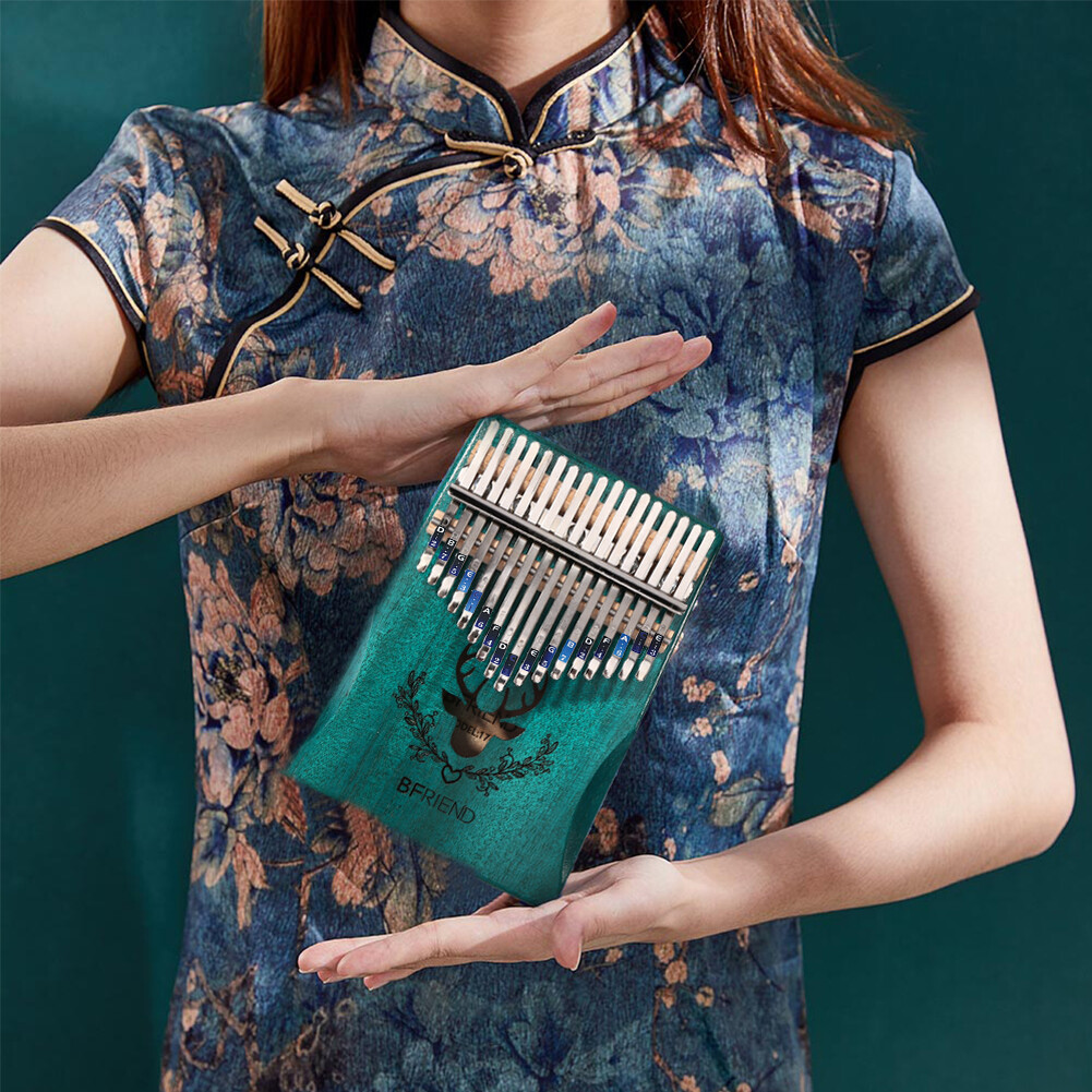 2 Miếng Dán Cân Kalimba Đề Can Ghi Chú Phím Đàn Piano Ngón Tay Cái Nhạc Cụ
