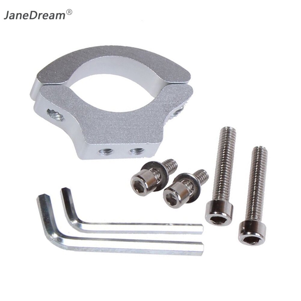 JaneDream 1Pc Aluminum Motorcycle Headlight Spotlight Mount Fixed Clamp Bracket Clip Accessories