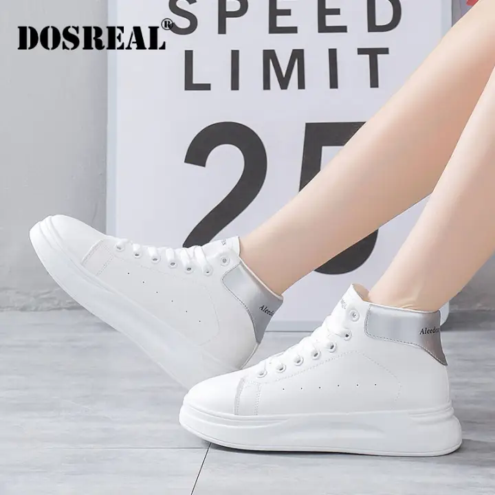 ladies leather high tops