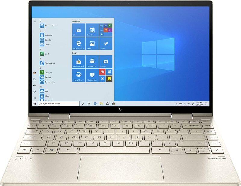 2020 HP Envy x360 2-in-1 13.3 FHD IPS Touchscreen Laptop Intel Evo Platform 11th Gen Core i7-1165G7 8GB Memory 512GB SSD Pale Gold - Backlit Keyboard -Fingerprint Reader -Thunderbolt - WiFi 6 Malaysia