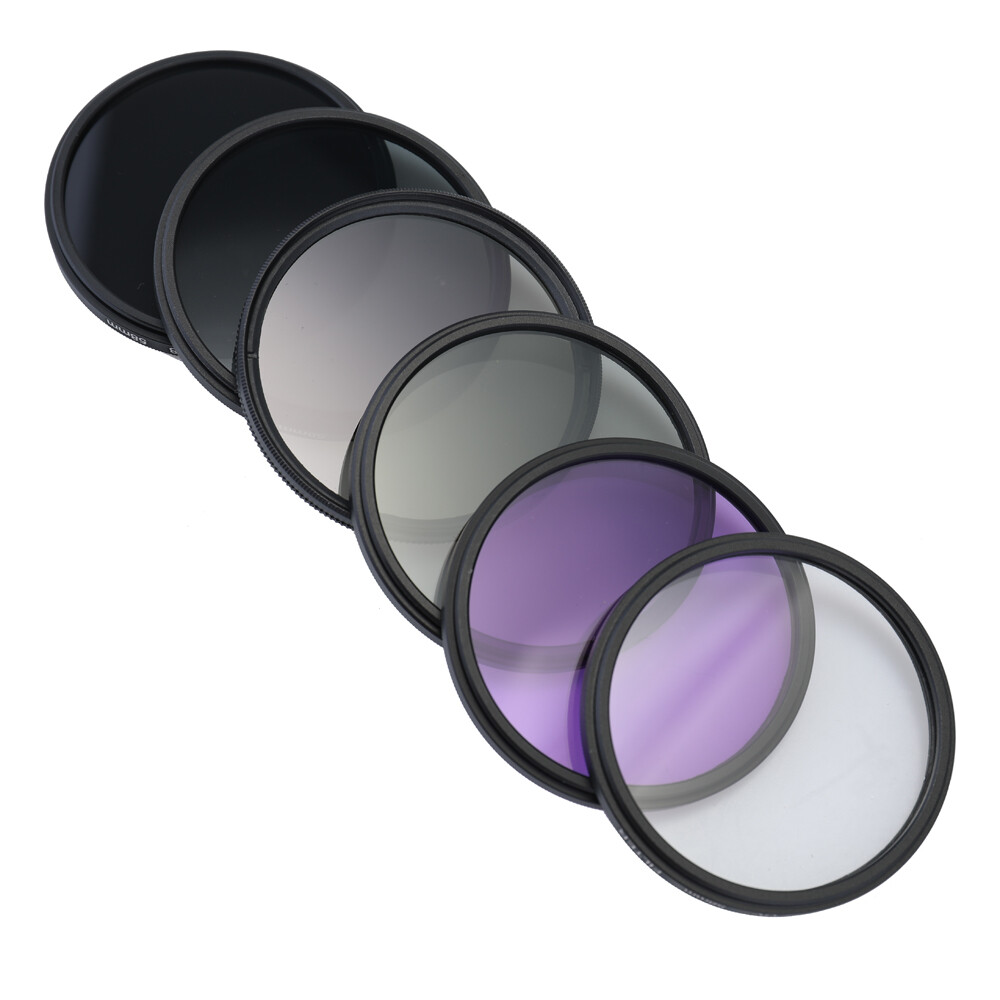 Professional Camera UV CPL FLD Lens Filters Kit and Altura Photo ND Neutral Density Filter Set Photography Accessories 58mm