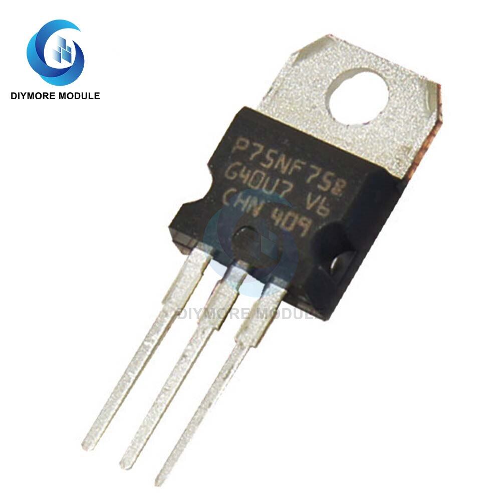 10 PCS/Lot P75NF75 N Channel MOSFET Transistor IC Chip Lazada PH