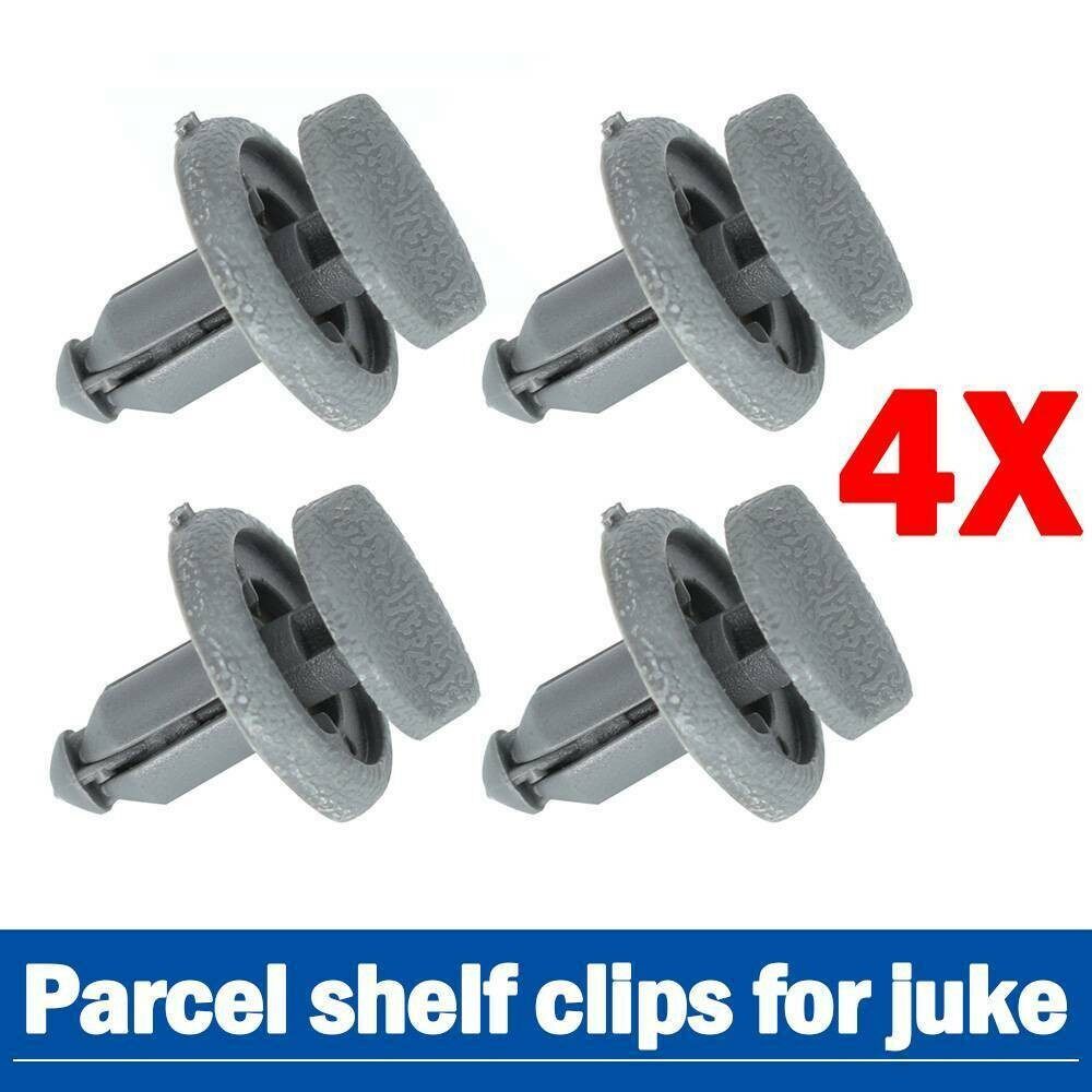 Shelf Clips 4pcs Boot Bracket Gray Rear Replacement Replaces Retaining