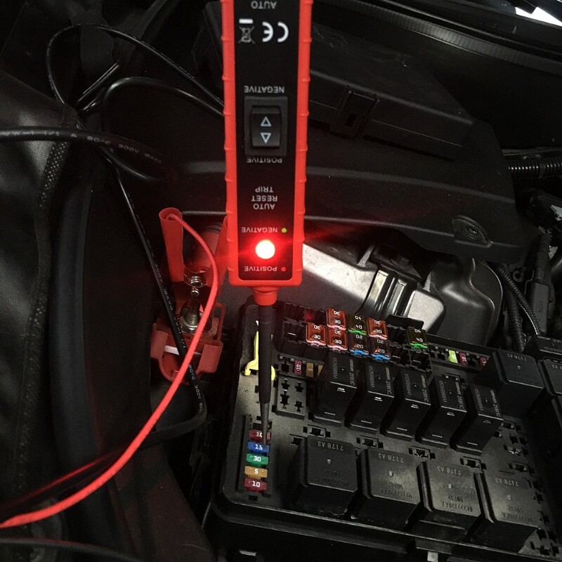 Car Electric Circuit Tester Vehicle Diagnostic Testing Tool Digital Voltage Tester with Short-circuit Protection