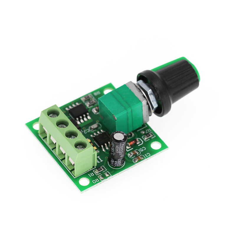 Jacky 1.8V 3V 5V 6V 12V 2A PWM Dc Motor Speed Controller Variable Speed ...