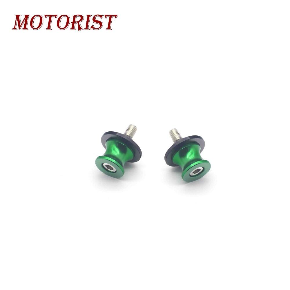 ผู้ขับขี่รถจักรยานยนต์8MM อลูมิเนียม Swingarm Spools Slider สกรูขาตั้ง