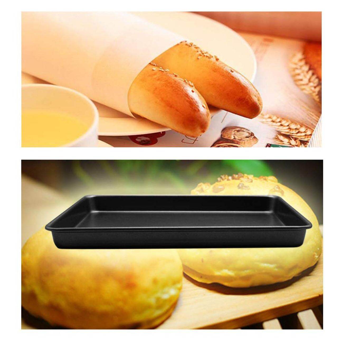 10 Inch Bánh Mì Hình Chữ Nhật Không Dính Khay Làm Bánh Lò Nướng Khay Khay Khuôn