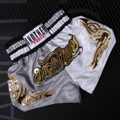 [Soccerhouse] Kids/Adult Muay Thai Shorts Boxing Pants Kickboxing Fighting Printed MMA Pants