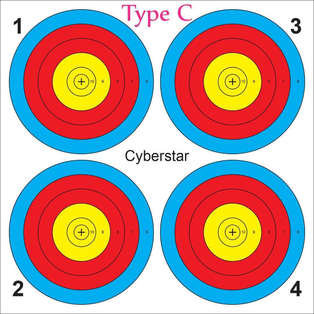 41cm x 41cm Archery Target Foam Target Paper / Archery Target Paper