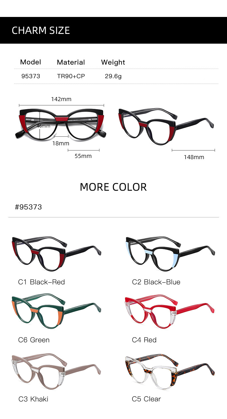 NEW TR90 Frame Blue Light Blocking Glasses Women Candy Color Glasses Optical Frame