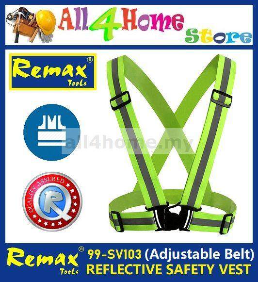 REMAX Adjustable V-shape Reflective Safety Vest Luminous Elastic Belt for Night Running Cycling Sports Outdoor Clothes
