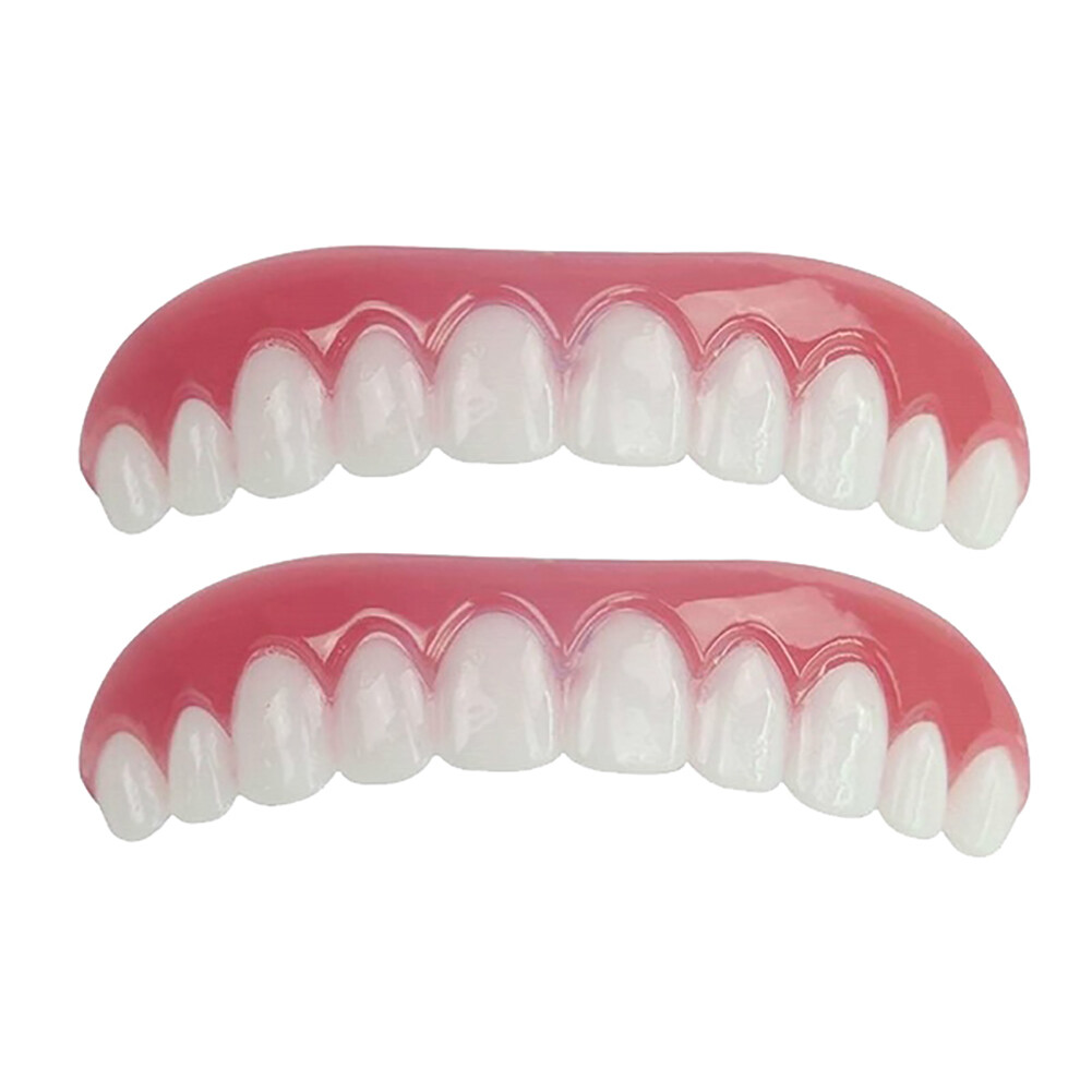 Silicone Nụ Cười Mỹ Phẩm Răng Chụp Trên Phía Trên An Toàn Flex Nha Khoa Veneers