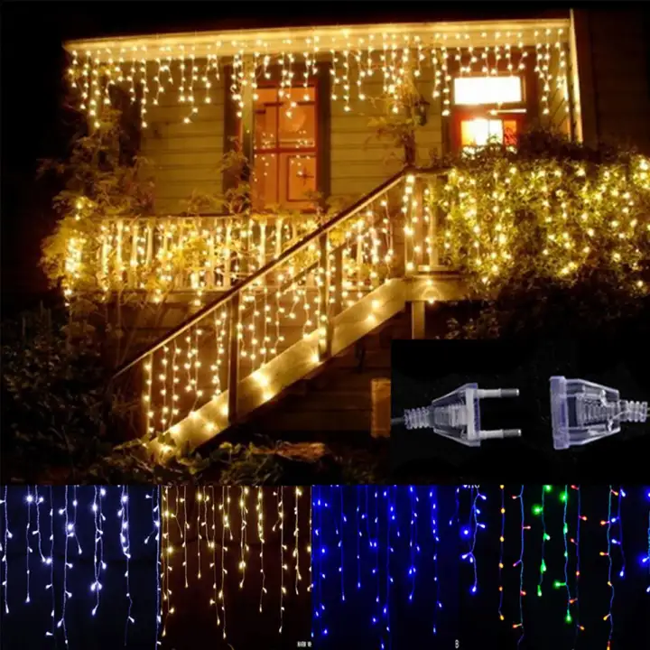 Lights Outdoor Decoration 5m Droop 0 4 6m Led Curtain Lights Outdoor Decoration 5m