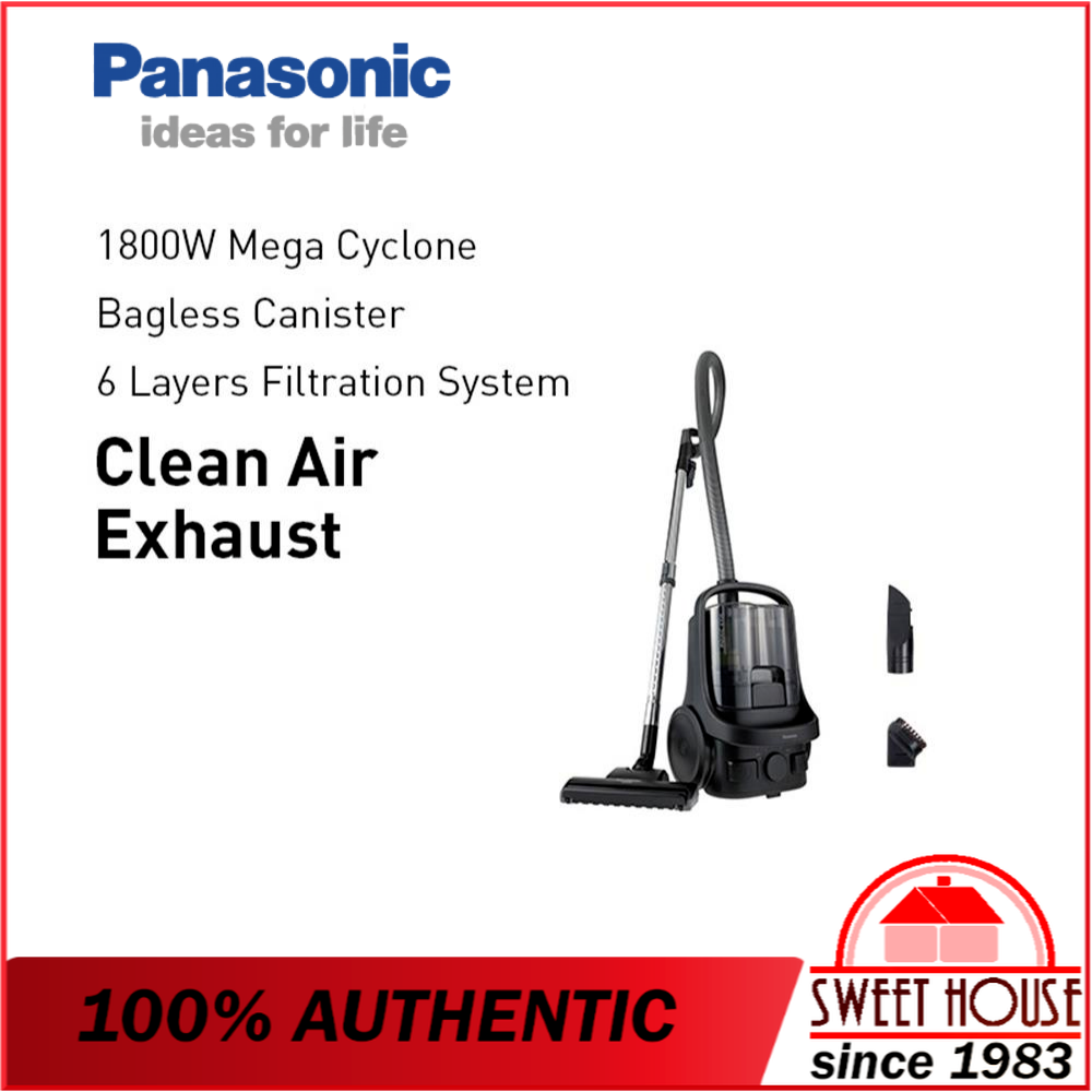 Panasonic MCCL603 Powerful 1800W Cyclone Bagless Canister Vacuum