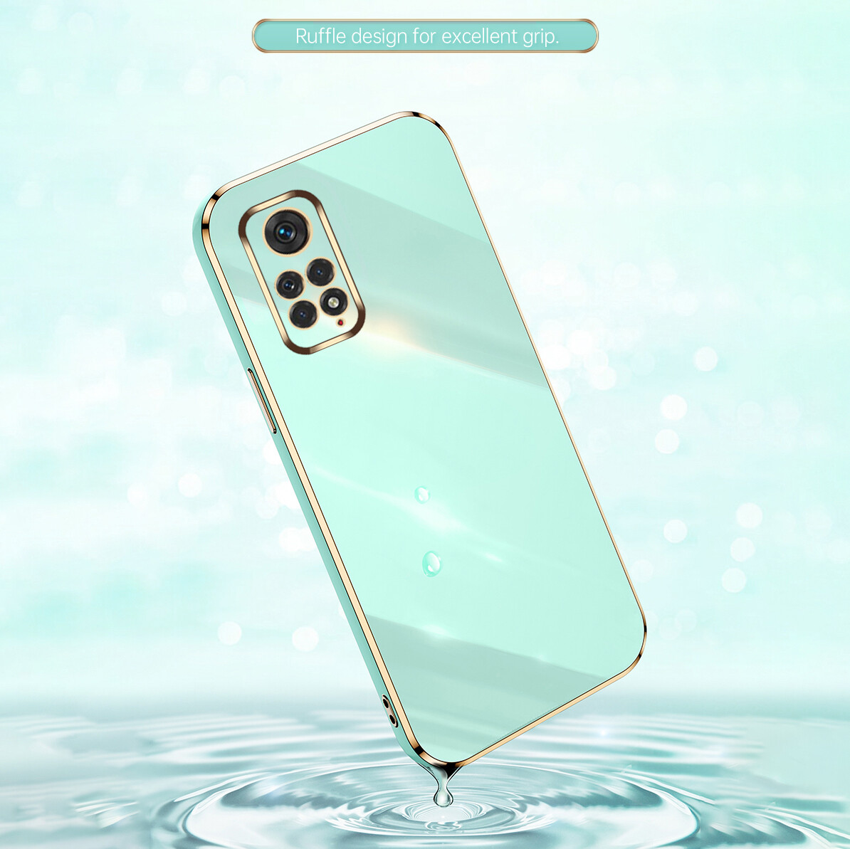 Lenuo Ốp Mềm Mạ 6D Sang Trọng Ốp Điện Thoại Khung Vuông Silicon Cho Xiaomi Redmi Note 11 11S Pro 5G Note 11e Redmi 10 5G Ốp Lưng Lấp Lánh Sáng Bóng
