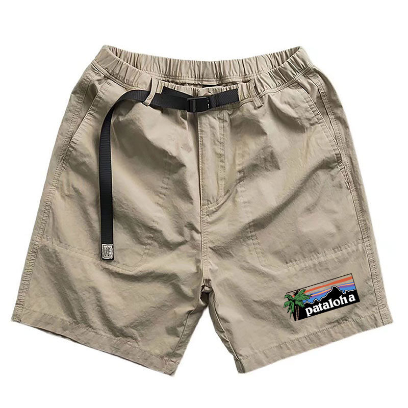 Frock shorts men's summer thin outer wear casual pants men's cotton loose sports pants men