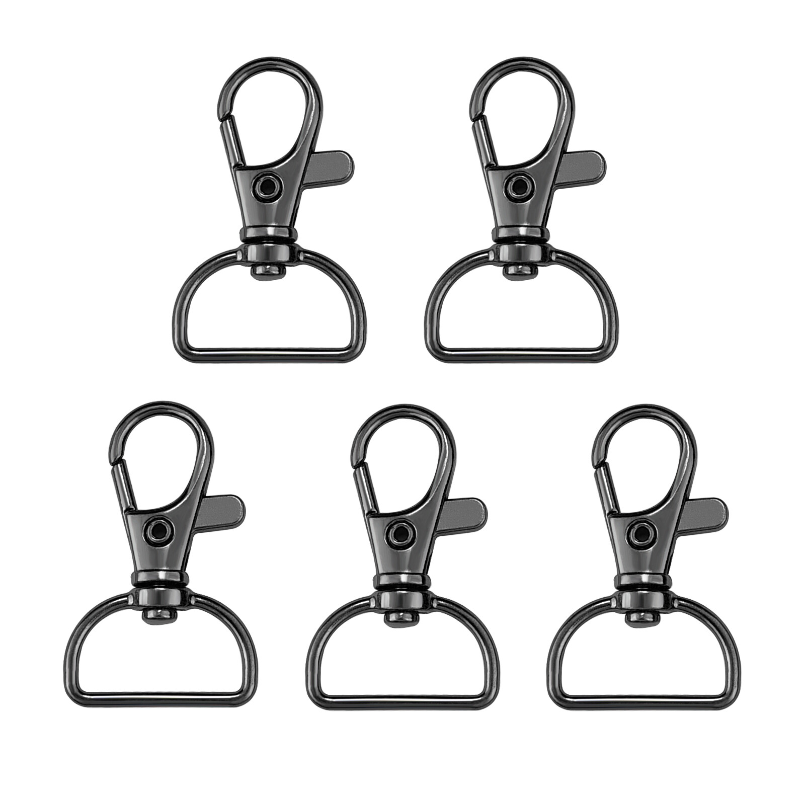 5PCS Zinc Alloy Buckle Luggage Hardware Accessories Hook Buckle Bag Keychain