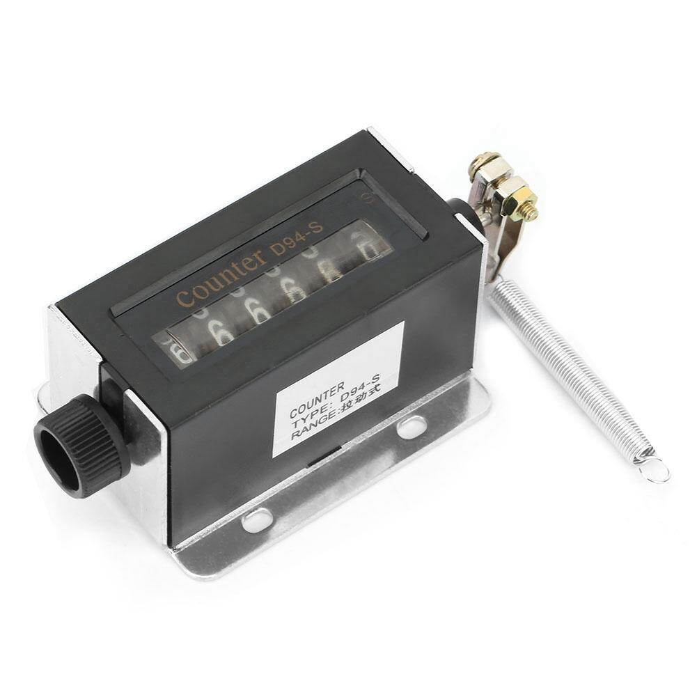 D94-S 6 Digit Resettable Mechanical Pulling Counter 0-999999