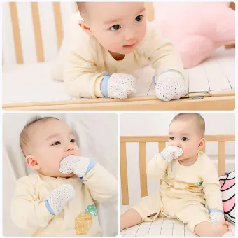 infant scratch mittens