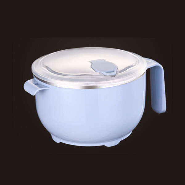 1200ML Large Capacity 304 Stainless Steel Instant Noodle Bowls with Lid